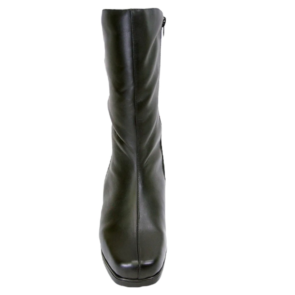 Peerage Simone Wide Width Leather Black Boot Size… - image 7